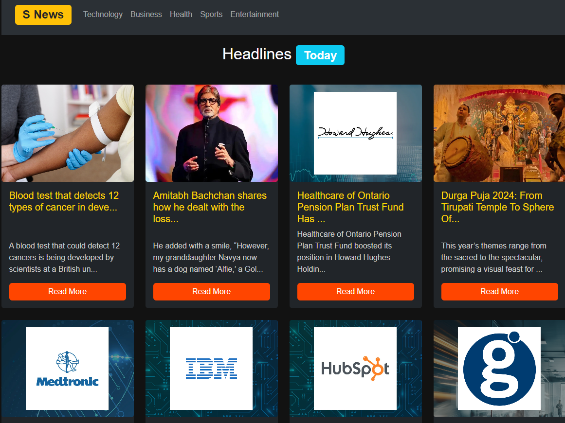 Real-Time News Application