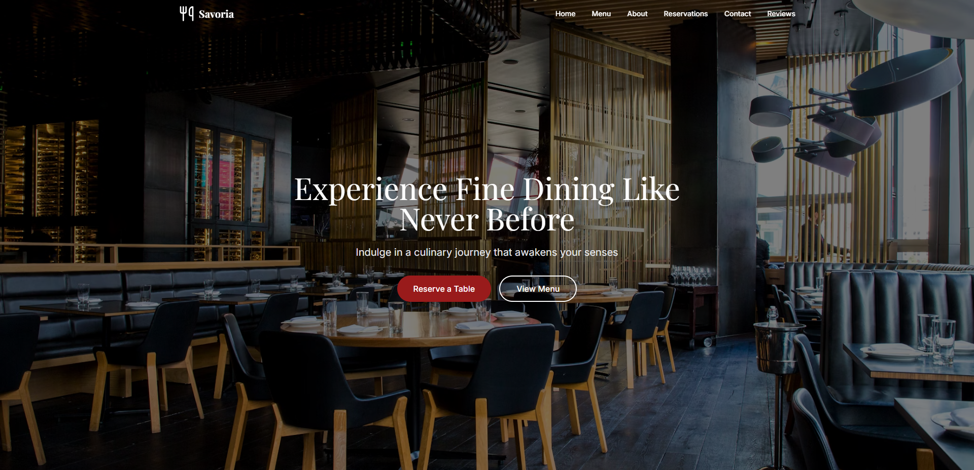 Modern Restaurant App